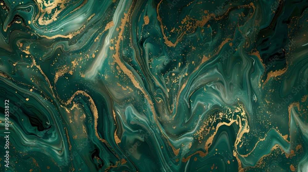 luxury wallpaper. Green marble and gold abstract background texture. Dark green emerald marbling with natural luxury style swirls of marble and gold powder luxury wallpaper. Green marble and gold abstract background texture. Dark green emerald marbling with natural luxury style swirls of marble and gold powder