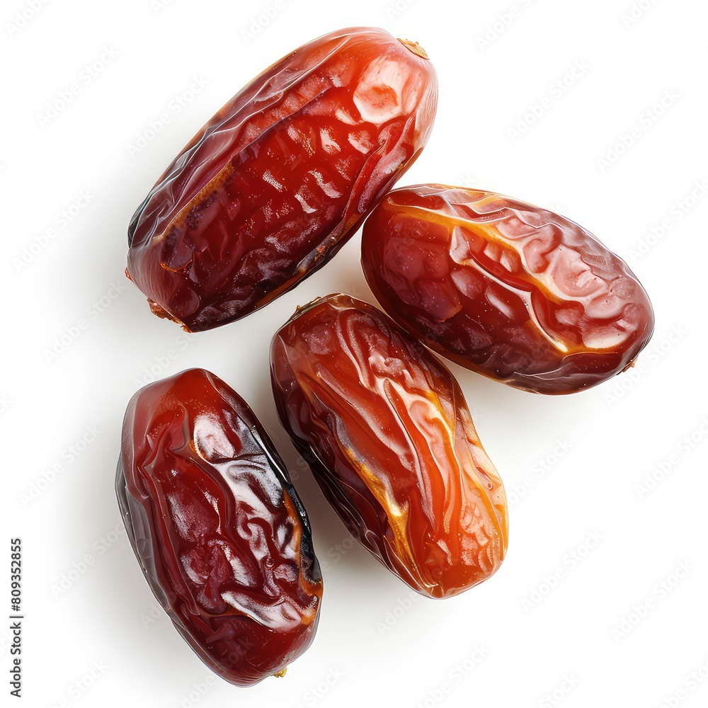 Dates On White Background, Generative AI Dates On White Background, Generative AI