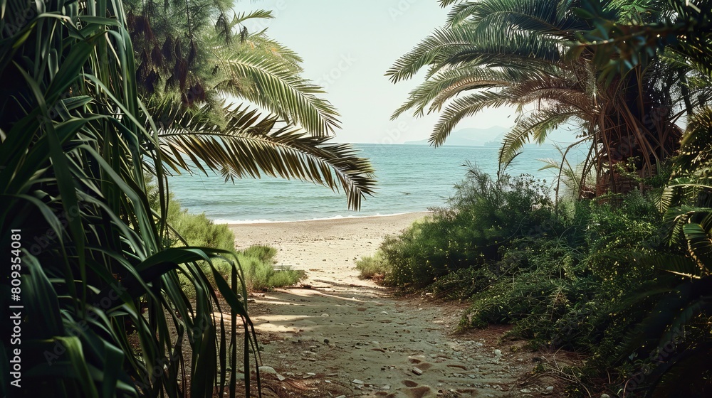 Obraz premium Secluded Beach in Cyprus