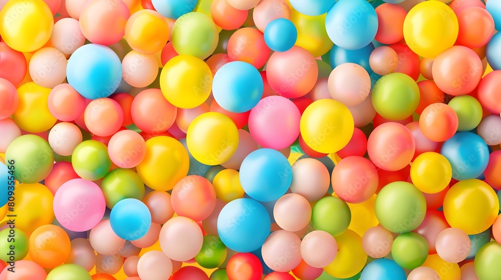 Bright and colorful balloons backdrop pattern Bright and colorful balloons backdrop pattern