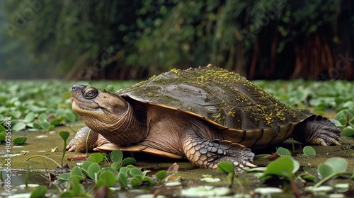 Elusive Yangtze Giant Softshell Turtle © Andreas