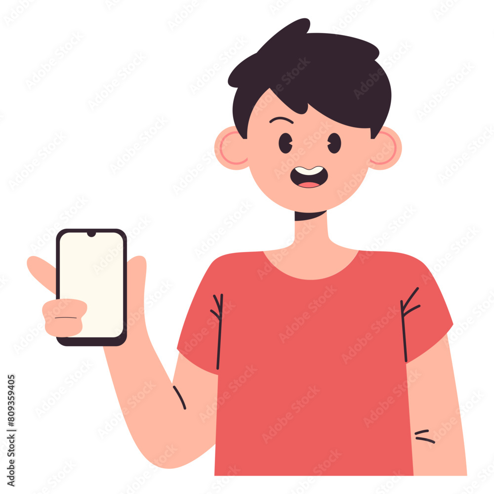 Man Holding a Phone