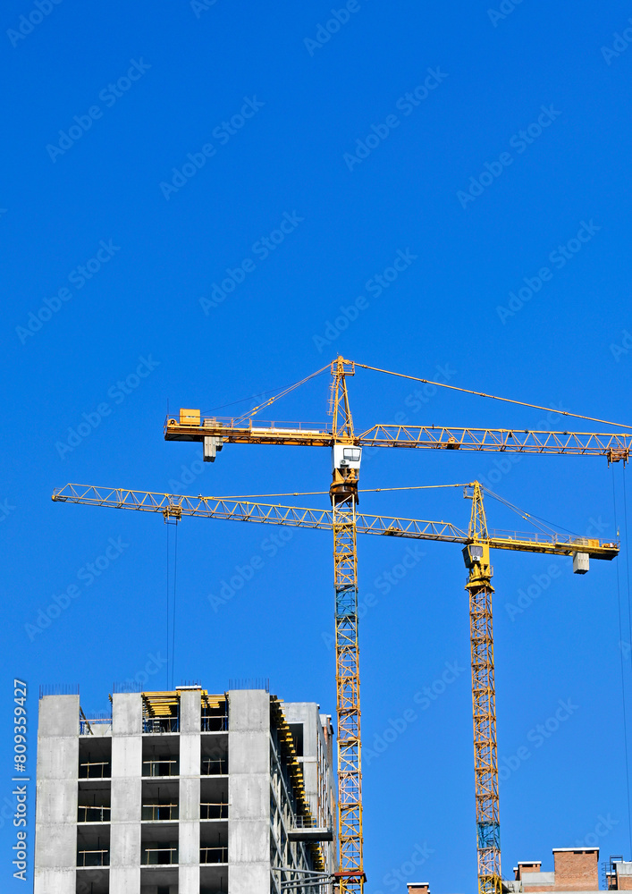 Tower crane and construction