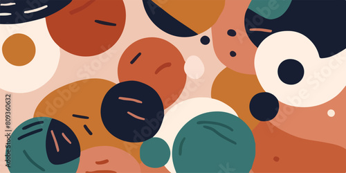 Geomagikal Circles - Uniquely Rare Geometric Background Illustrations. EPS 10.