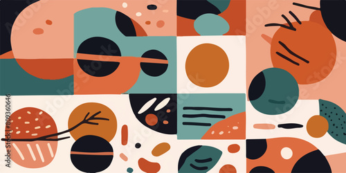 Geomagikal Circles - Uniquely Rare Geometric Background Illustrations. EPS 10.