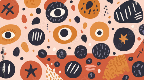Enigmatic Eye Patterns - Unique and Rare Illustrative Designs. EPS 10.