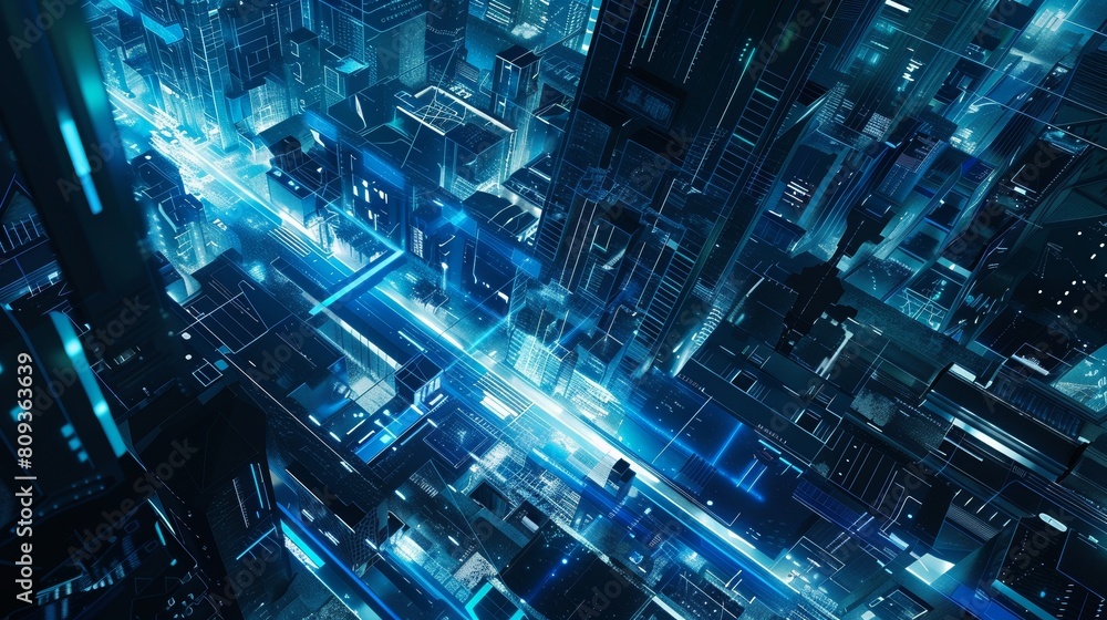 A futuristic sleek dark blue abstract, background. A futuristic sleek dark blue abstract, background.