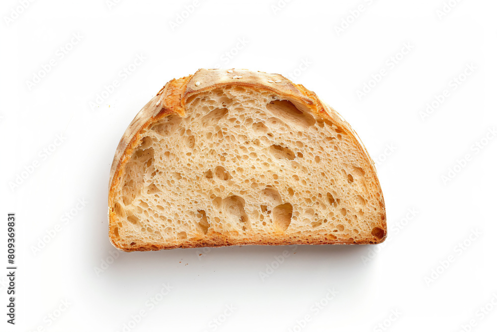 a piece of bread with a bite taken out of it