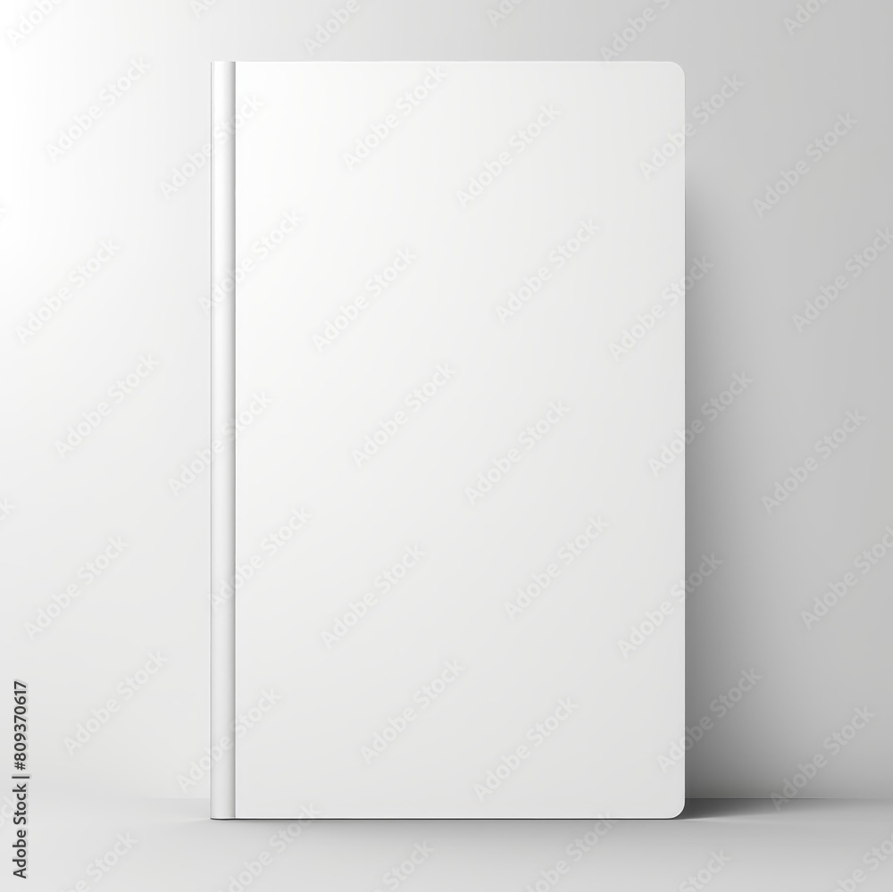Minimalist white book cover vector, perfect for clean design projects, Ai Generated Minimalist white book cover vector, perfect for clean design projects, Ai Generated