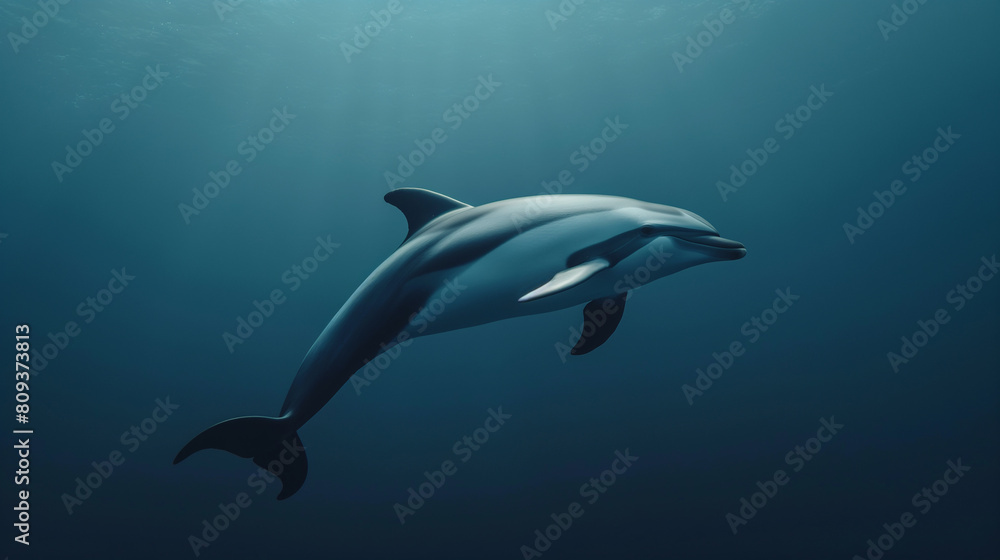Fototapeta premium dolphin in the sea