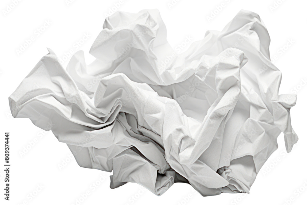 PNG Paper white white background crumpled PNG Paper white white background crumpled