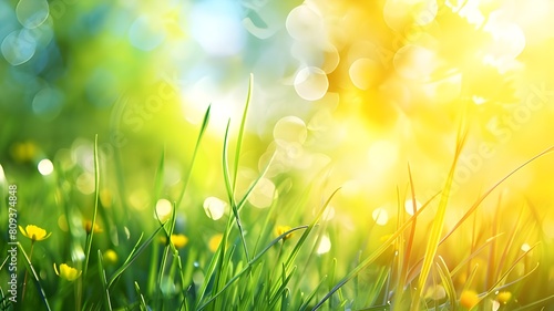 grass and sunlight background 