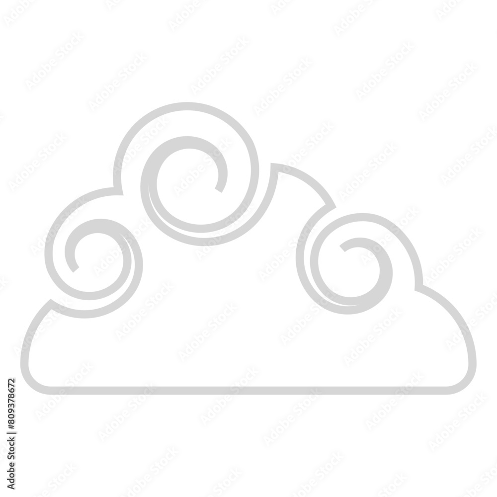 Geometric abstact cloud icon Vector illustration Geometric abstact cloud icon Vector illustration