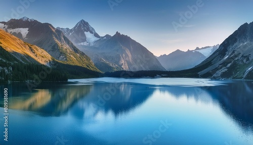 lake blue abstract background wallpapers banner hd design