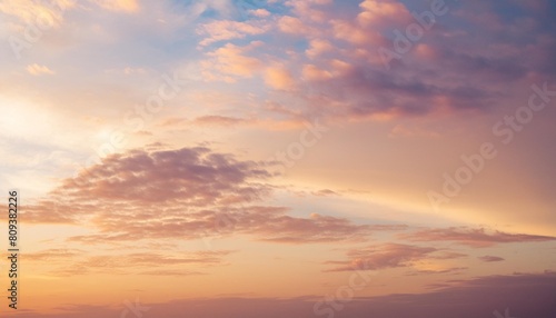 colorful cloudy sky at sunset gradient color