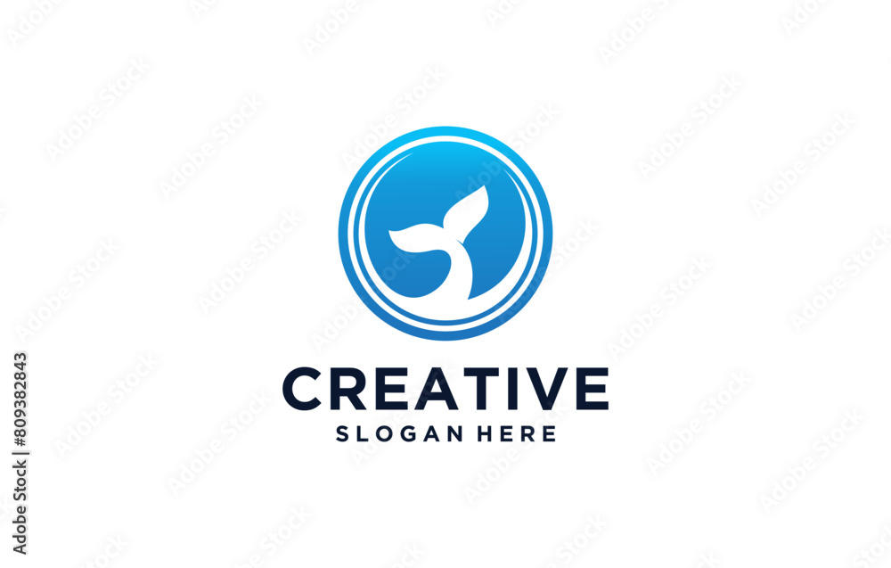 negative space shark tail ocean logo design negative space shark tail ocean logo design