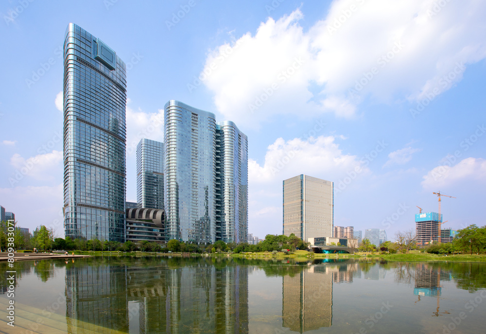 Jiaozi Park financial center, Chengdu Jiaozi Park financial center, Chengdu