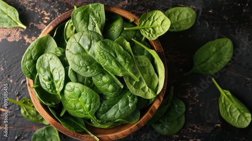 Vibrant Fresh Spinach Leaves for Healthy Eating and Cooking