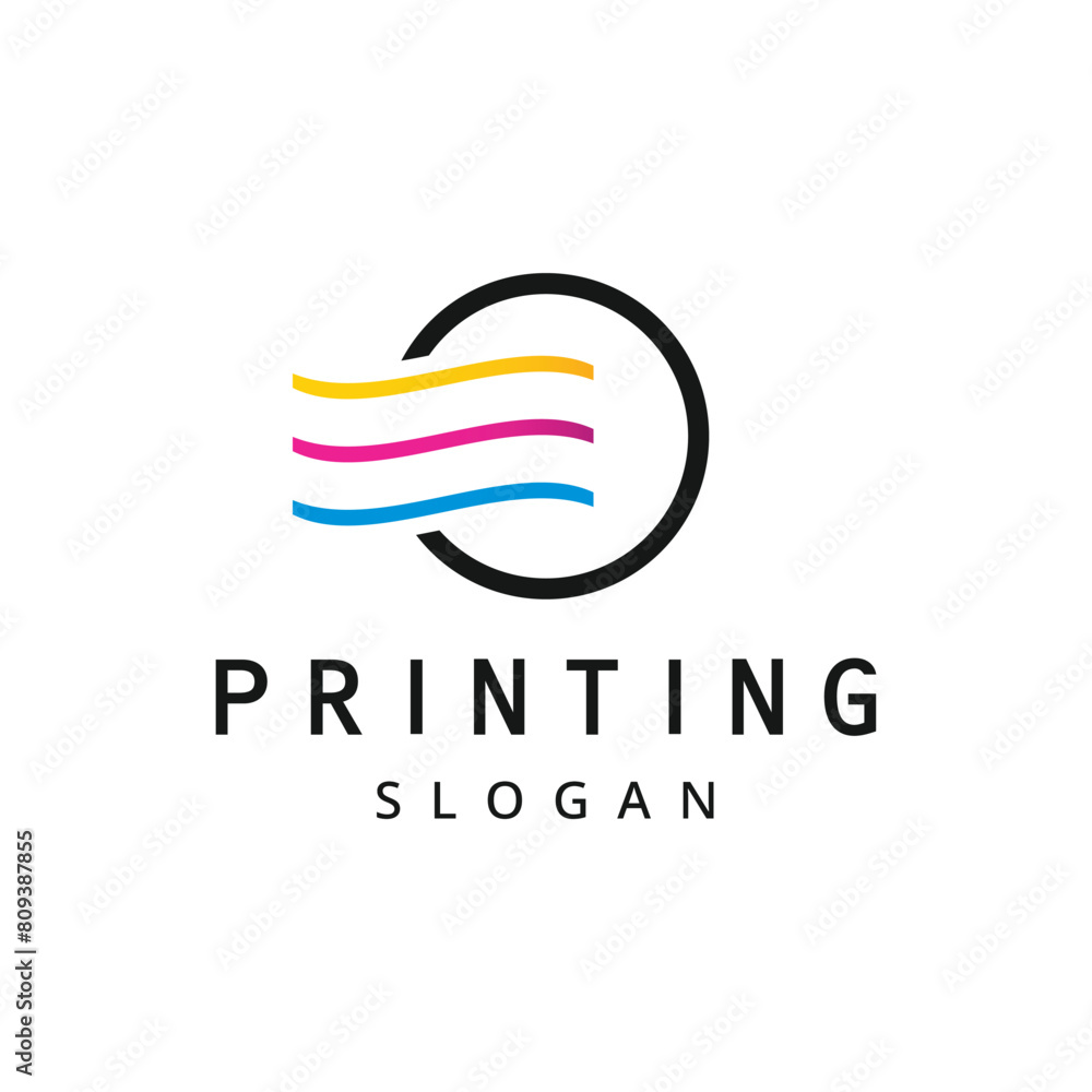 Digital Print Logo Design Template Digital Print Logo Design Template