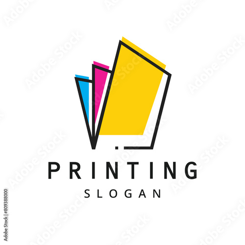 Digital Print Logo Design Template