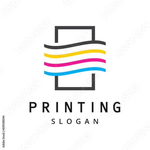 Digital Print Logo Design Template