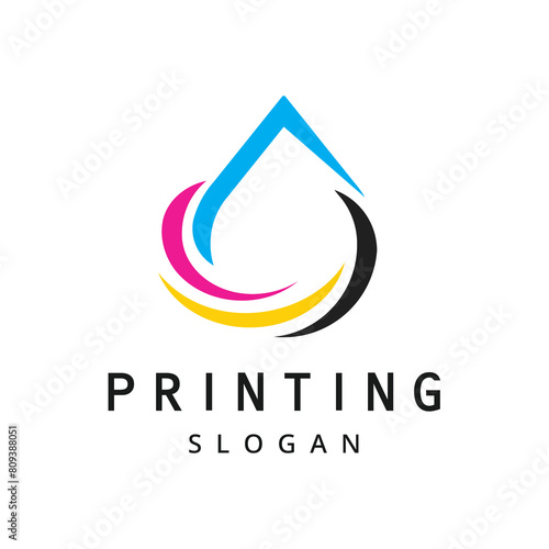 Digital Print Logo Design Template