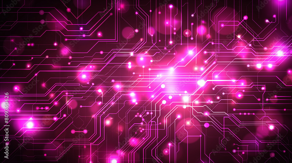 Ultra HD Purple Sci Fi Technology Wallpaper Suitable for Application ...