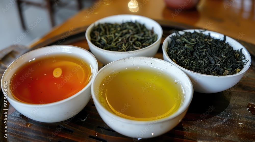Tea Time with Oolong Green and Black Tea Tea Time with Oolong Green and Black Tea