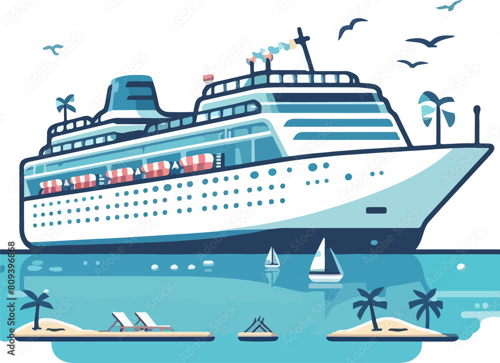 Cruise illustration created by artificial intelligence.
