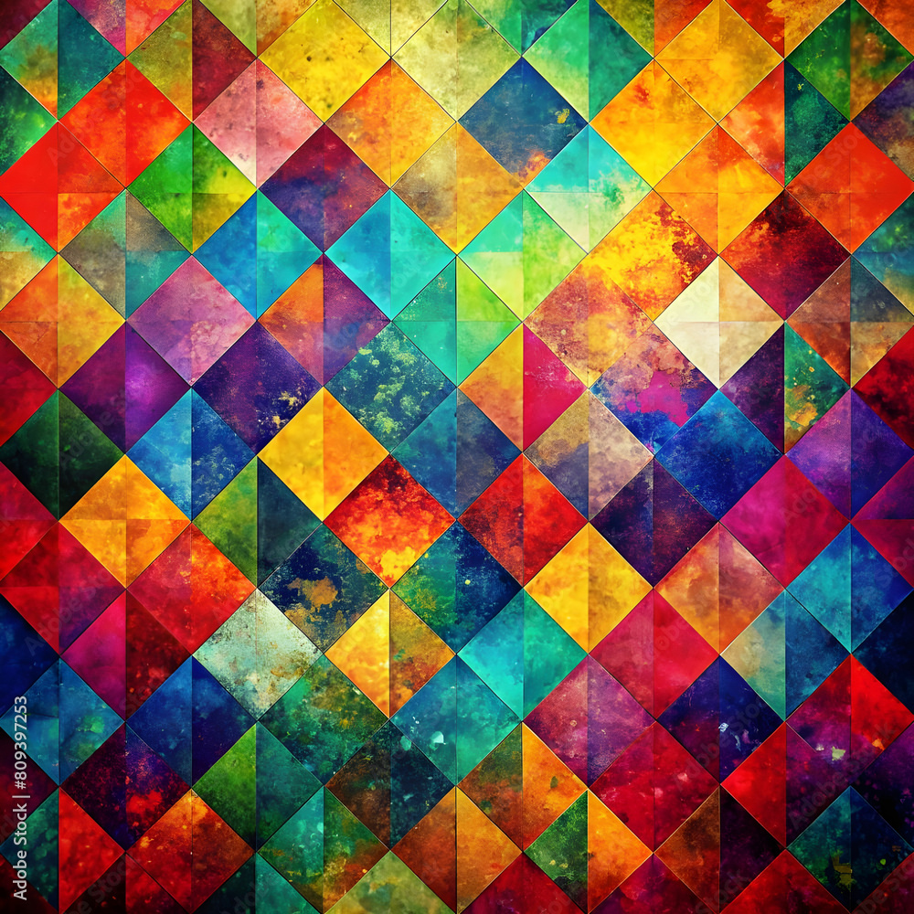 abstract pattern of vibrant colors on grunge background abstract pattern of vibrant colors on grunge background