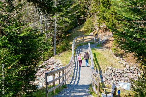 Walton glen gorge trail Fundy Trail Parkway New Brunswick Canada