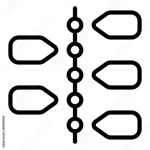 Cold icon, line icon style