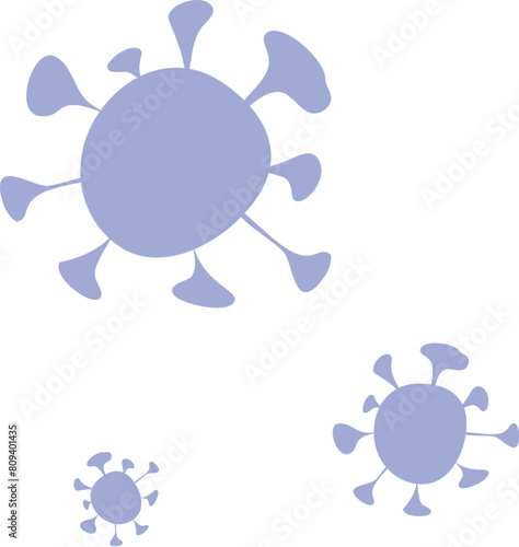 Virus spreading in the air