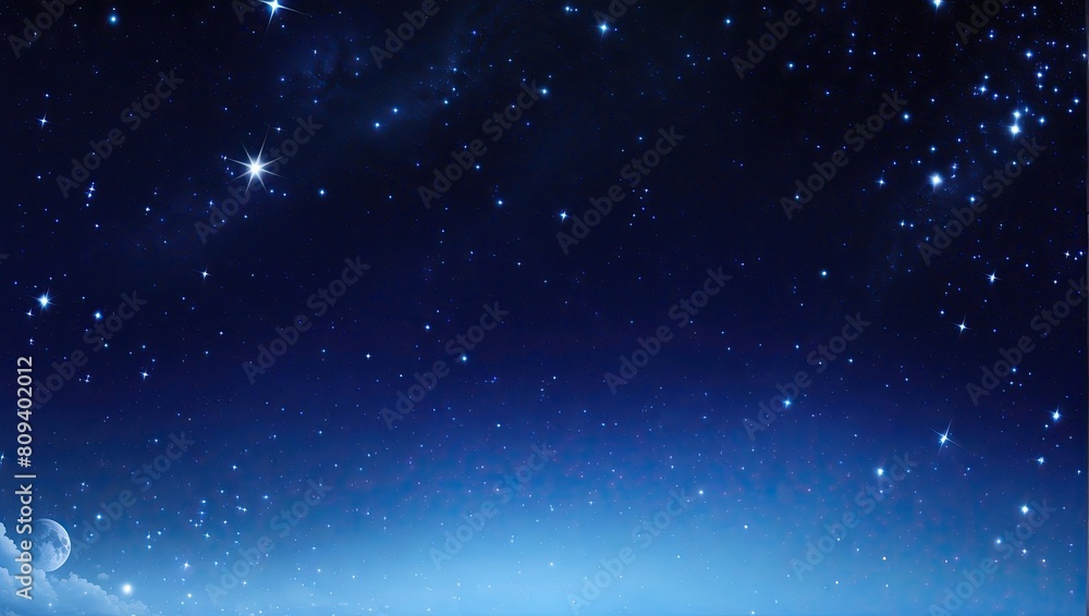  Galaxy deep space, abstract night blue background

