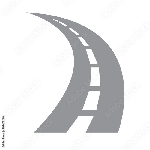 Road icon design illustration.