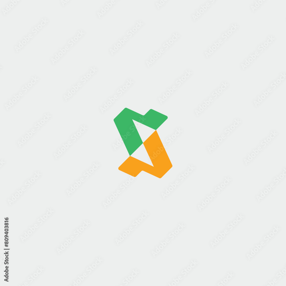 Abstract letter S Initials logo design black vector template Abstract letter S Initials logo design black vector template