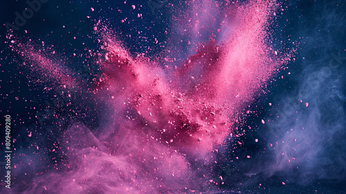 background with pink splashes