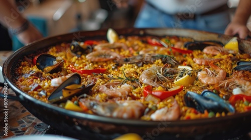 Valencian Paella for a Family Dinner