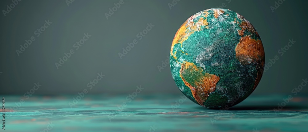 Earth day concept, 3D render clay of the earth, best for earth day or green day theme. Earth day concept, 3D render clay of the earth, best for earth day or green day theme.
