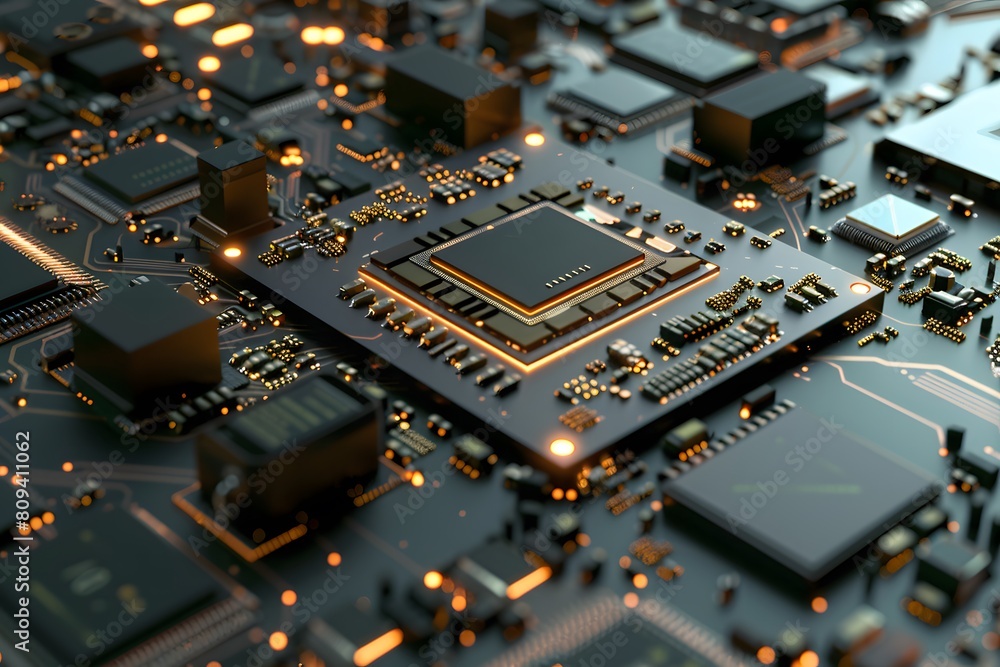 Working for Chiplets Technology image in the future, And hight tecnology. It is a 3D image from a real image. Working for Chiplets Technology image in the future, And hight tecnology. It is a 3D image from a real image.