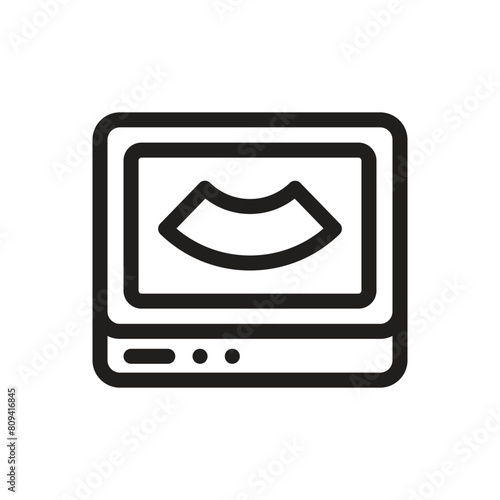 Ultrasound Machine - Medical Icon