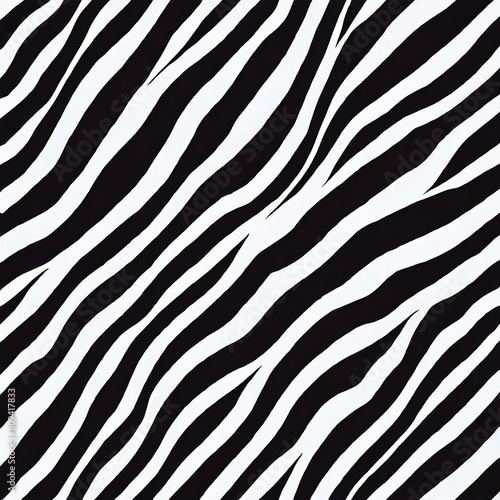Realistic zebra print pattern background. Zebra skin texture