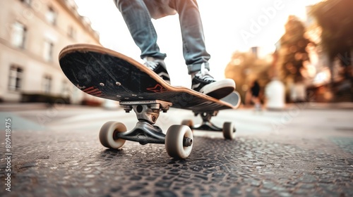 With the rhythmic click-clack of wheels on pavement, the skateboarder's journey becomes a rhythmic symphony of motion, each trick and maneuver a note in the urban melody.