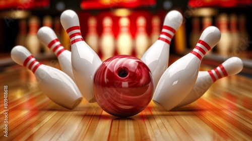 With the satisfying sound of the ball hitting the pins  bowlers experience a rush of adrenaline and a sense of accomplishment with each successful roll.