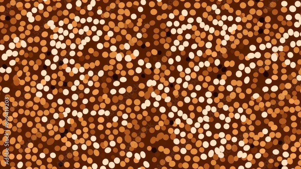 Brown and white background with various sized circles overlapping each other Brown and white background with various sized circles overlapping each other