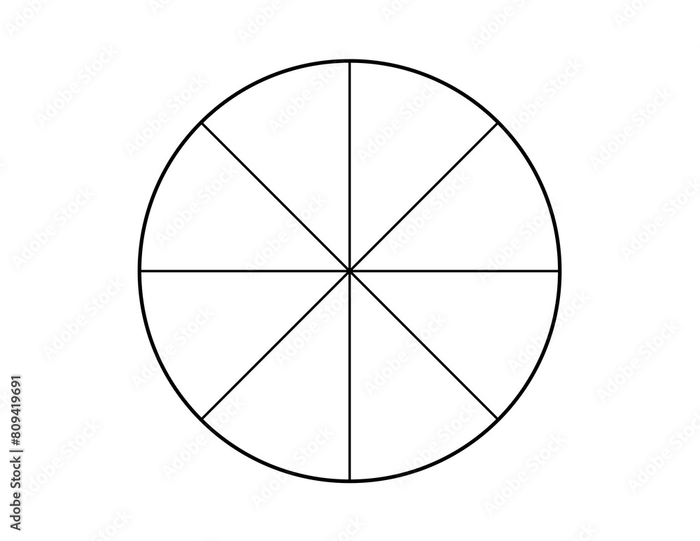 eighths fraction circle. blank template that you can print on standard 8.5x11 inch paper eighths fraction circle. blank template that you can print on standard 8.5x11 inch paper