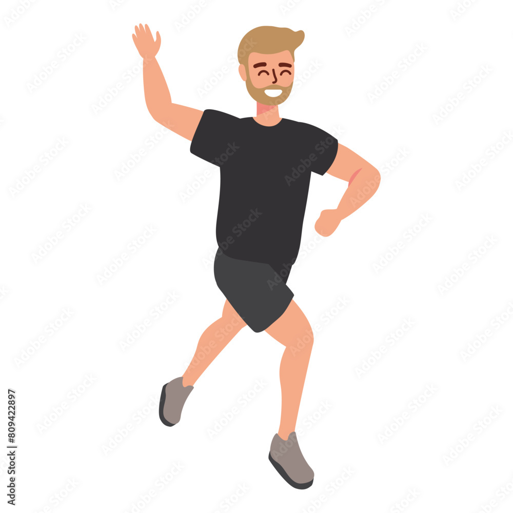 runner man sporty runner man sporty