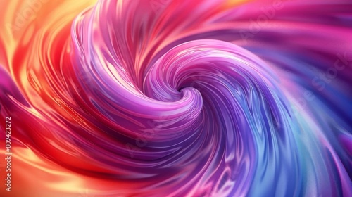 3D swirling vortex of colors, ideal for hypnotic and mesmerizing visual effects