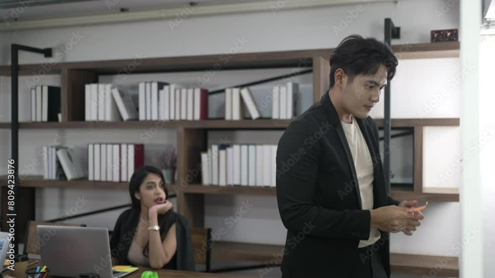 White collar workers are meeting at office. White collar workers are meeting at office.
