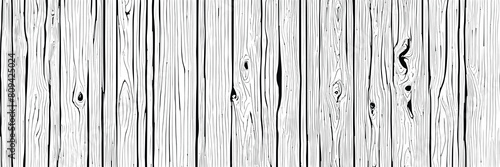 Wall made of old boards, vector design, rustic, banner